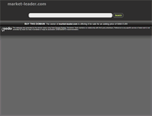 Tablet Screenshot of market-leader.com